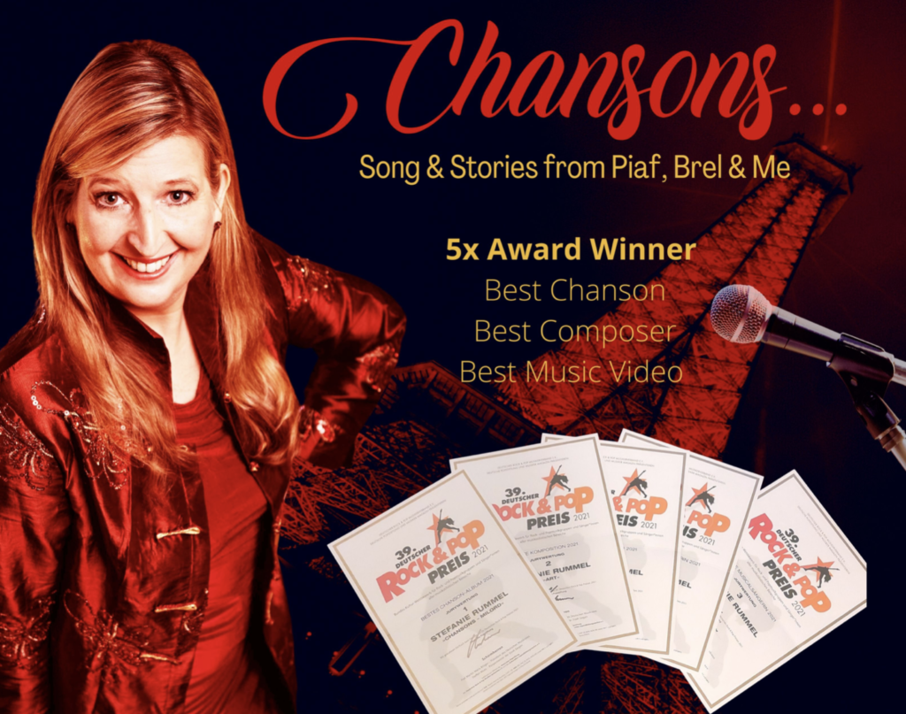 Stefanie Rummel is bringing her one women show “Chansons” to the iconic Edinburgh Fringe Festival